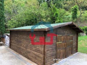 Garaje de madera www.paratucasa.net