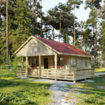 Angel 46,6 m²+17 m² (6x8m) 44mm