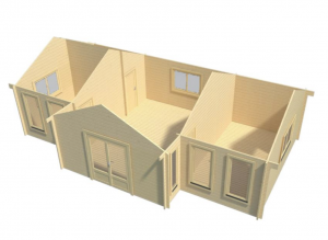 Amsterdam casa de madera