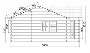 Amsterdam casa de madera