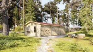 Garaje de madera www.paratucasa.net