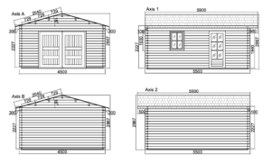 Garaje de madera www.paratucasa.net