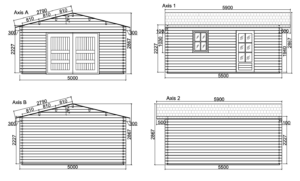 Garaje de madera www.paratucasa.net