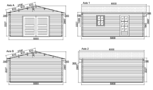 Garaje de madera www.paratucasa.net